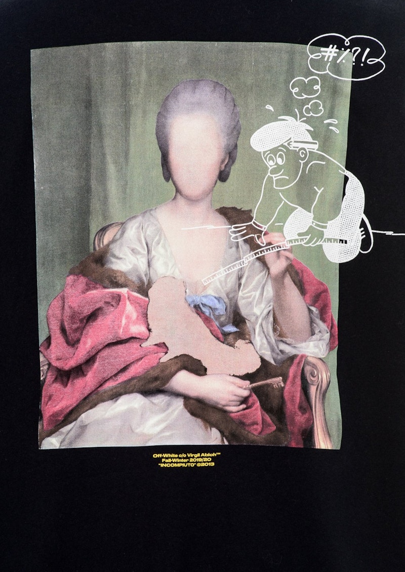 Lookbook Camiseta con Capucha Off-White Diag Mariana Negra/Multicolor