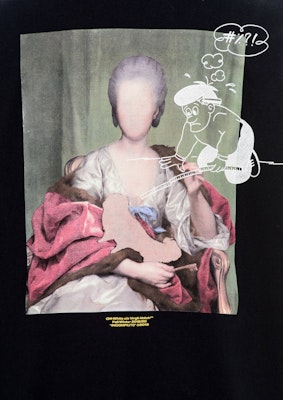 Off-White Diag Mariana Hooded T-Shirt Black/Multicolor Lookbook Off-White Diag Mariana Hooded T-Shirt Black/Multicolor