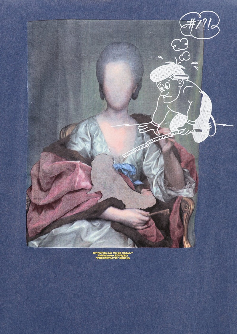 Off-White Diag Mariana Hooded T-Shirt Blue/Multicolor 圖 2