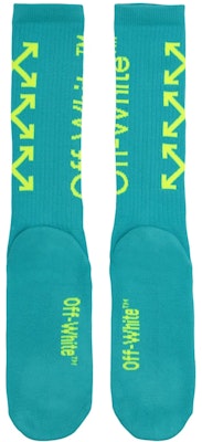 Off-White Diag Mid Socks Light Blue/Fluo Yellow Order Off-White Diag Mid Socks Light Blue/Fluo Yellow
