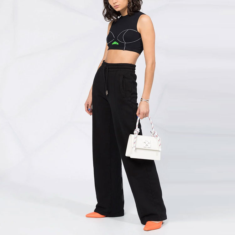 Lookbook Off-White 斜纹黑色运动裤 '黑色' OWCH005R20F301291010