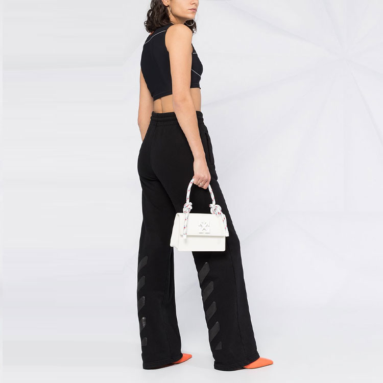 Shop Off-White 斜纹黑色运动裤 '黑色' OWCH005R20F301291010