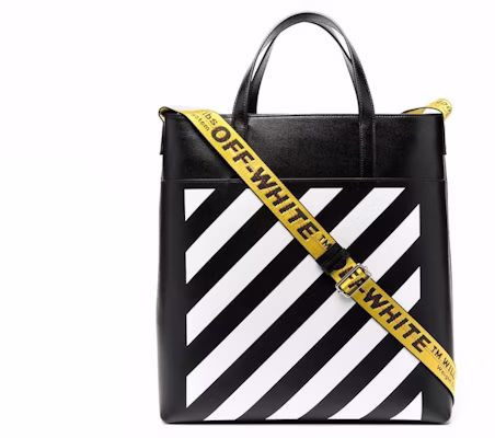 オフホワイト ダイアグプリント トートバッグ ブラック Buy オフホワイト ダイアグプリント トートバッグ ブラック