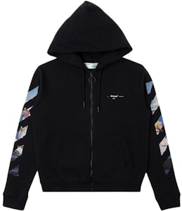 Off-White Diag Cetak Zip Up Hoodie Hitam/Multicolor Buy Off-White Diag Cetak Zip Up Hoodie Hitam/Multicolor