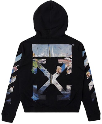Off-White Diag Print Zip Up Hoodie Black/Multicolor Order Off-White Diag Print Zip Up Hoodie Black/Multicolor