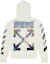 Order Off-White Diag Print Zip Up Hoodie White/Multicolor