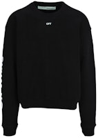 Off-White Diag Skulls Graphic Sweatshirt Back/White/Blue Off-White Diag Skulls Graphic Sweatshirt Back/White/Blue