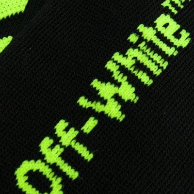 Off-White Diag Socks Black/Green Order Off-White Diag Socks Black/Green