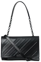 OFF-WHITE Diag Soft Binder Clip Black OFF-WHITE Diag Soft Binder Clip Black