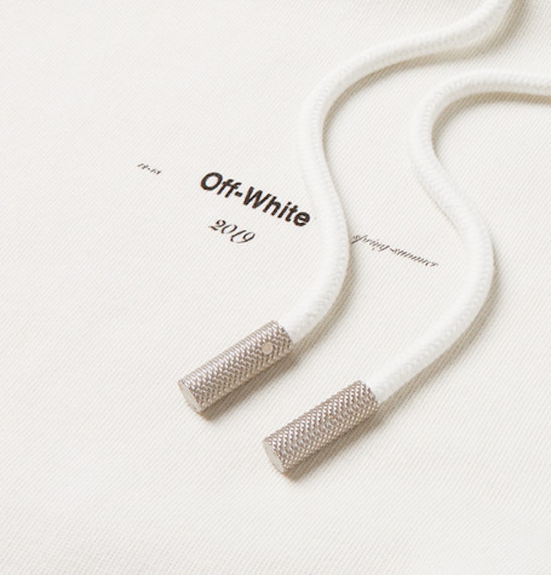 Off-White Diag Stencil Hoodie White/Red/Black 圖 3