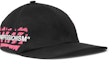 Buy Off-White Diag Stencil Print Baseball Hat Black/Pink