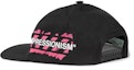 Order Off-White Diag Stencil Print Baseball Hat Black/Pink