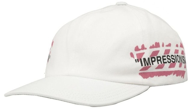 off-white-diag-stencil-print-baseball-hat-white-pink