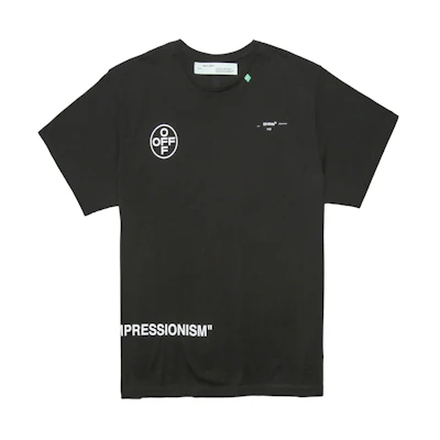 Off-White Diag Stencil Tee Black