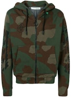 Off-White Diag Stencil Zip Up Hoodie Camo/Black Off-White Diag Stencil Zip Up Hoodie Camo/Black