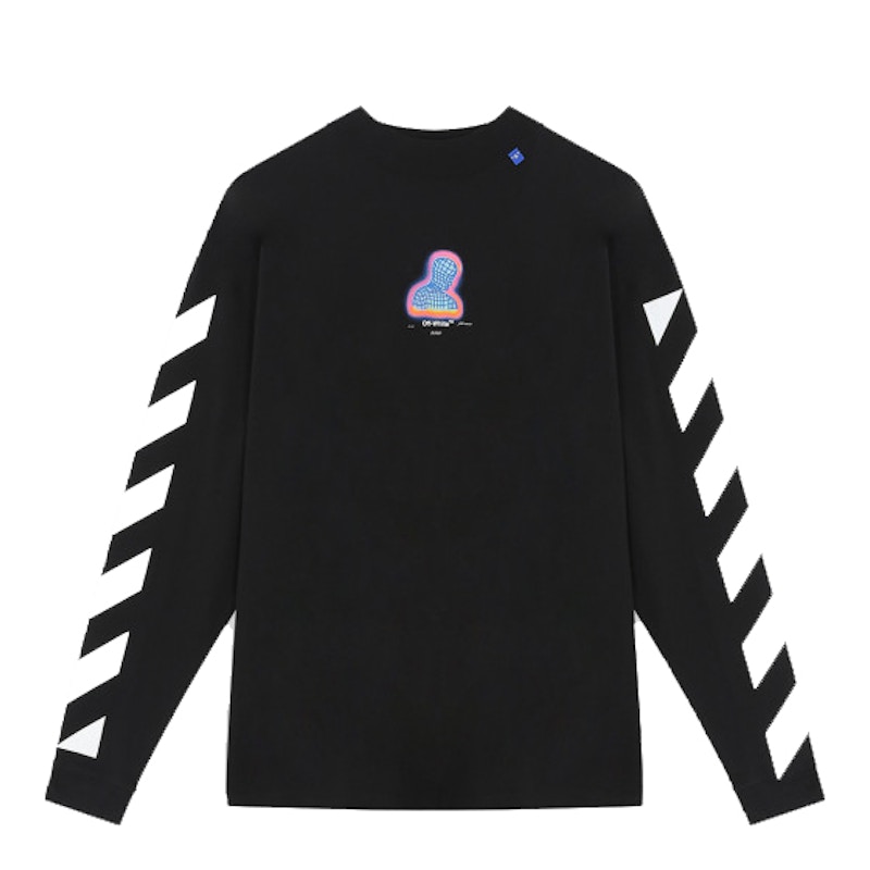 Buy Off-White™ ダイアゴナルサーマルロンT (黒/マルチ)
