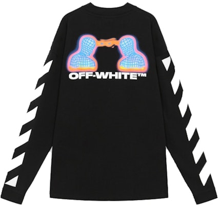 Camiseta Manga Larga Off-White Diag Thermo Negra/Multicolor Order Camiseta Manga Larga Off-White Diag Thermo Negra/Multicolor
