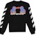 Off-White Diag Thermo Sweatshirt Black/Multicolor