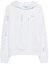 Buy Off-White Diag Unfinished Hoodie White/Silver