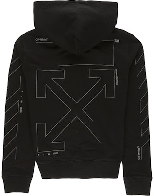 Off-White Diag Unfinished Slim Hoodie Black Order Off-White Diag Unfinished Slim Hoodie Black