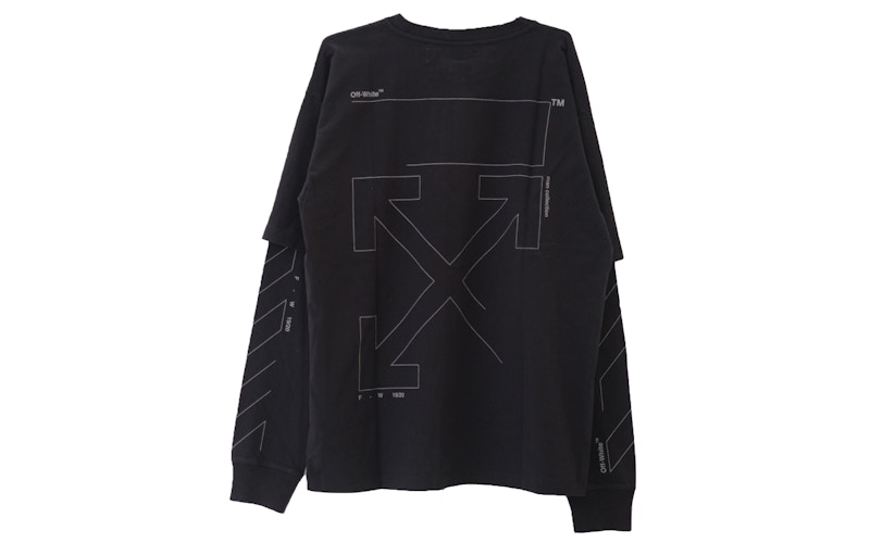 Off-White Diag Unfinished T-Shirt Black/Silver 圖 2