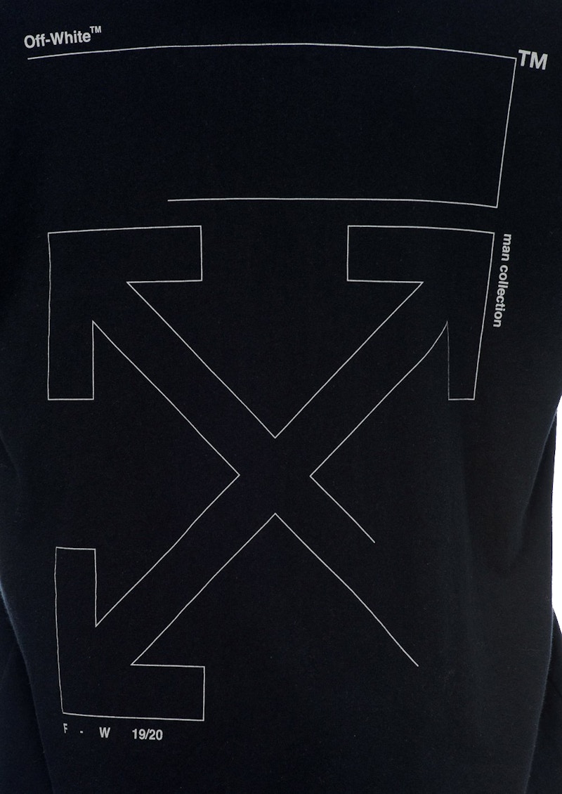 Off-White Diag Unfinished T-Shirt Black/Silver 圖 3