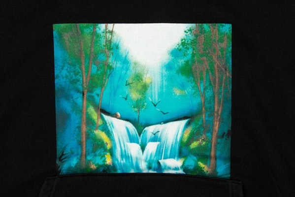 Off-White Diag Waterfall Hoodie Black/Multicolor Lookbook Off-White Diag Waterfall Hoodie Black/Multicolor