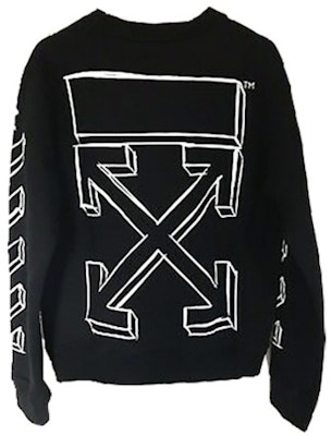 Camiseta Off-White Diagonal Marker Arrows Manga Larga Negra Order Camiseta Off-White Diagonal Marker Arrows Manga Larga Negra