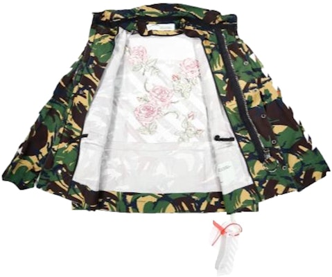Off-White Diagonal Rose Stripes M65 Jacket Camo Lookbook Off-White Diagonal Rose Stripes M65 Jacket Camo