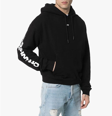 오프화이트 대각선 스컬 프린트 코튼 스웻셔츠 블랙 OMBB037S19D250171088 Lookbook 오프화이트 대각선 스컬 프린트 코튼 스웻셔츠 블랙 OMBB037S19D250171088