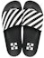 Shop Selipar Off-White Diagonal 'Hitam Putih' OMIC011C99MAT0011001