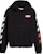 Off-White Diagonal Split Logo Hoodie Black/Multicolor