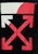 Off-White Diagonal Split Logo Hoodie Black/Multicolor