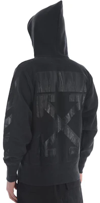 오프 화이트 대각선 스트라이프 자수 로고 후드티 블랙 남성용. OMBB027S18875050-1010 Shop 오프 화이트 대각선 스트라이프 자수 로고 후드티 블랙 남성용. OMBB027S18875050-1010