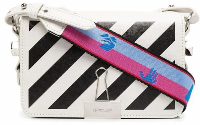 OFF-WHITE Diagonal Stripes Binder Shoulder Bag Mini White Buy OFF-WHITE Diagonal Stripes Binder Shoulder Bag Mini White