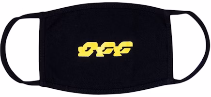 Off-White Disrupted Face Mask Black/Yellow Off-White Disrupted Face Mask Black/Yellow