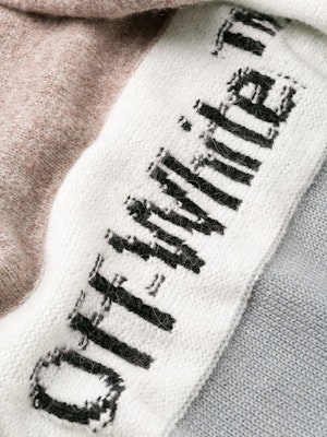 Off-White Distressed Striped Sweater Blue/Black Order Off-White Distressed Striped Sweater Blue/Black