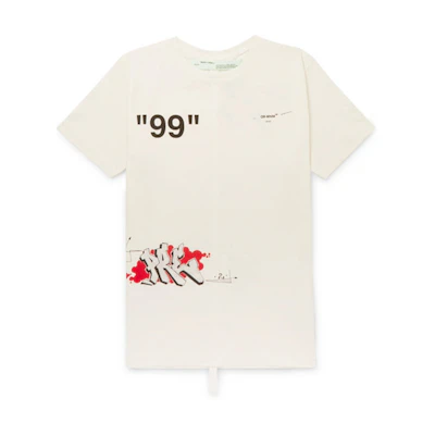 Off-White Dondi White Print T-shirt Mutlicolor