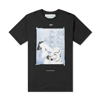 Off-White Dondi White Square T-Shirt Black/Multicolor
