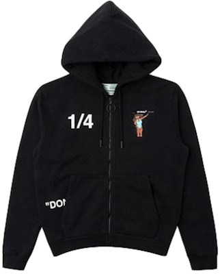 Off-White Dondi White Wanita Zip Up Hoodie Hitam/Multicolor Buy Off-White Dondi White Wanita Zip Up Hoodie Hitam/Multicolor