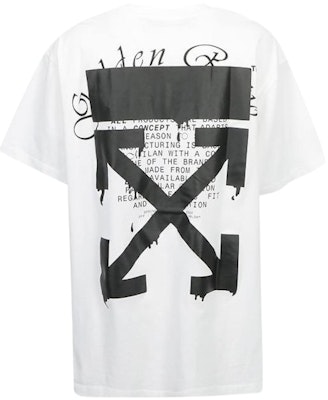 Off-White Dripping Arrows Black Tee Order Off-White Dripping Arrows Black Tee