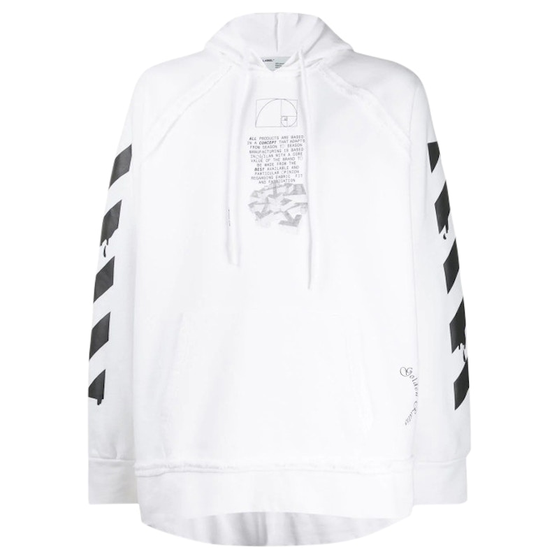 Off-White Dripping Arrows Incompiuto Hoodie White/Multicolor