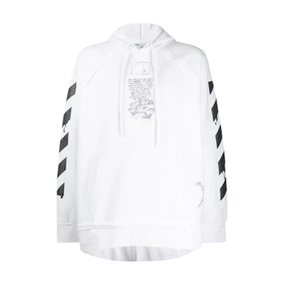 Off-White Dripping Arrows Incompiuto Hoodie White/Multicolor