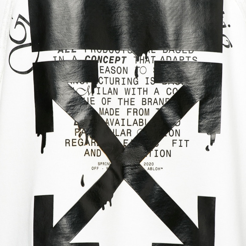 Off-White Dripping Arrows Incompiuto Hoodie White/Multicolor 圖 2