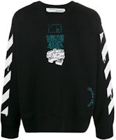 Off-White Dripping Arrows Incompiuto Sweatshirt Black Off-White Dripping Arrows Incompiuto Sweatshirt Black