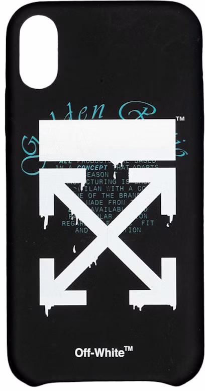 off-white-dripping-i-phone-xr-case-black-white
