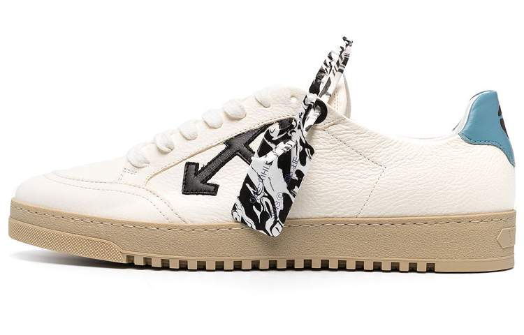 Buy Off-White Dunk Low Spliced Laces 'Putih Biru Tan' OMIA042R21LEA0010110