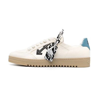 Off-White Dunk Low Spliced Laces 'White Blue Tan'