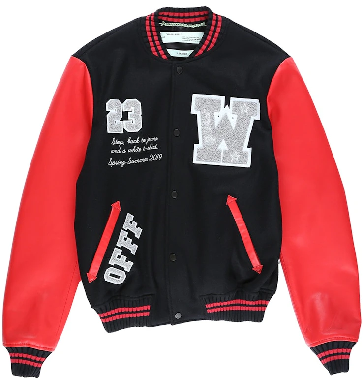 off-white-eagle-logo-leather-sleeve-varsity-jacket-black-red-white