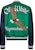 Off-White Eagle Logo Leather Sleeve Varsity Jacket Green/Navy/White